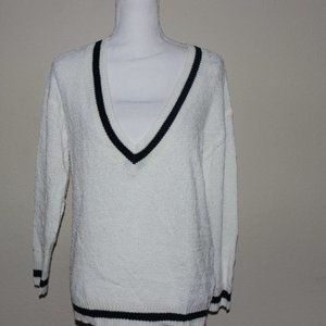 Deep V Neck Sweater